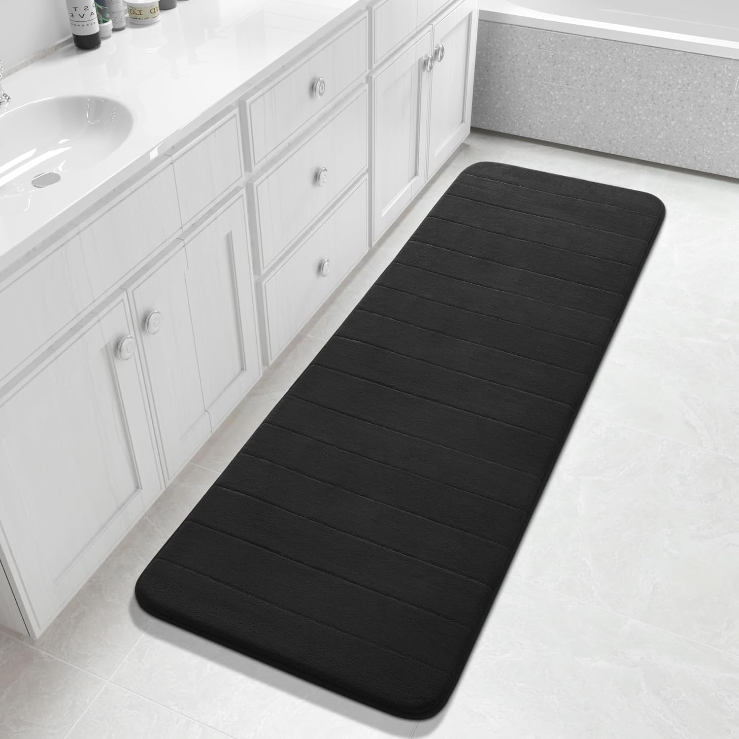 Grey Memory Foam Bath Mat