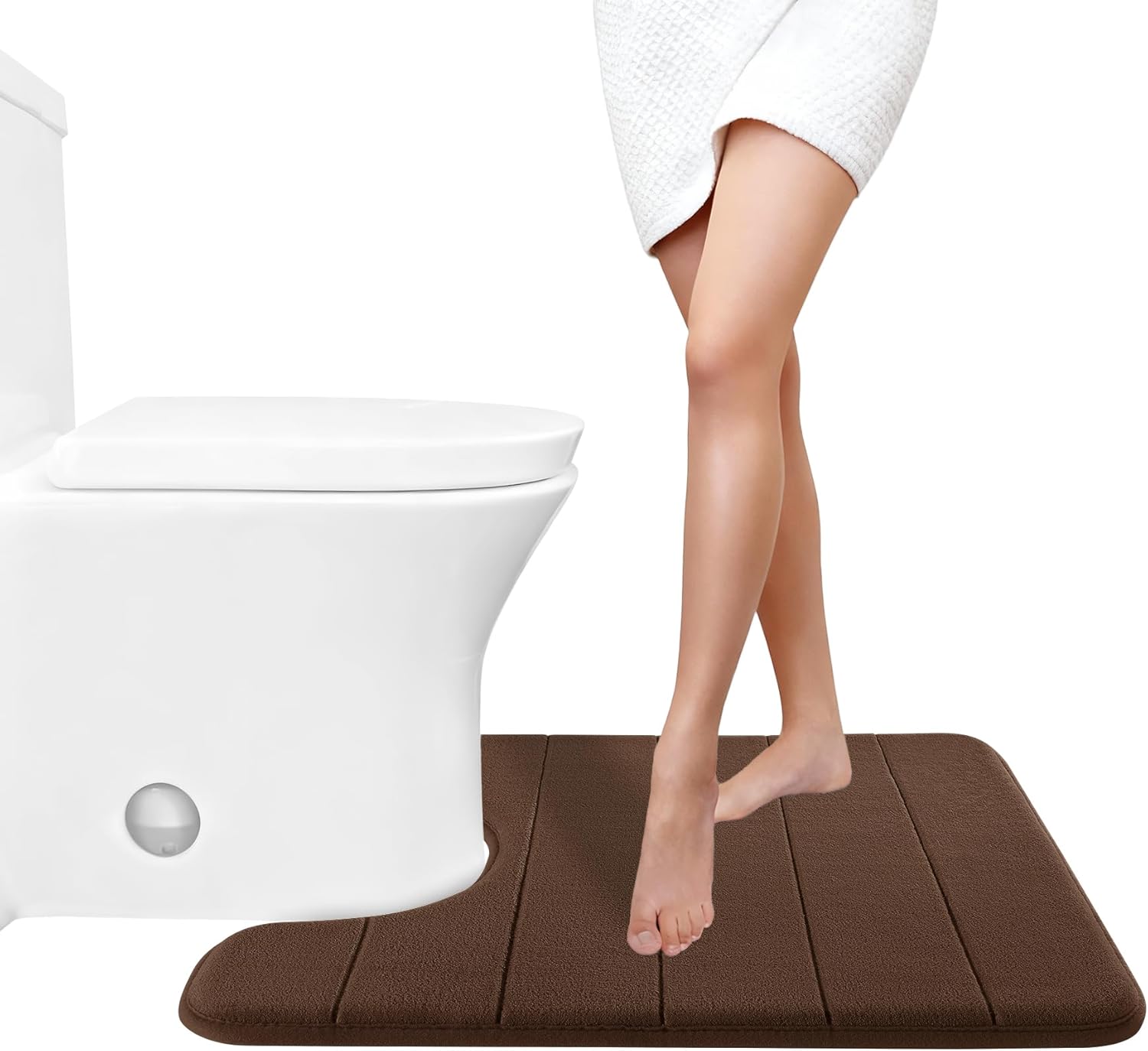 Grey Memory Foam Bath Mat