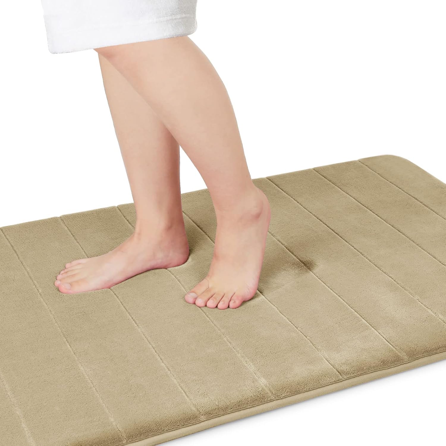 Grey Memory Foam Bath Mat