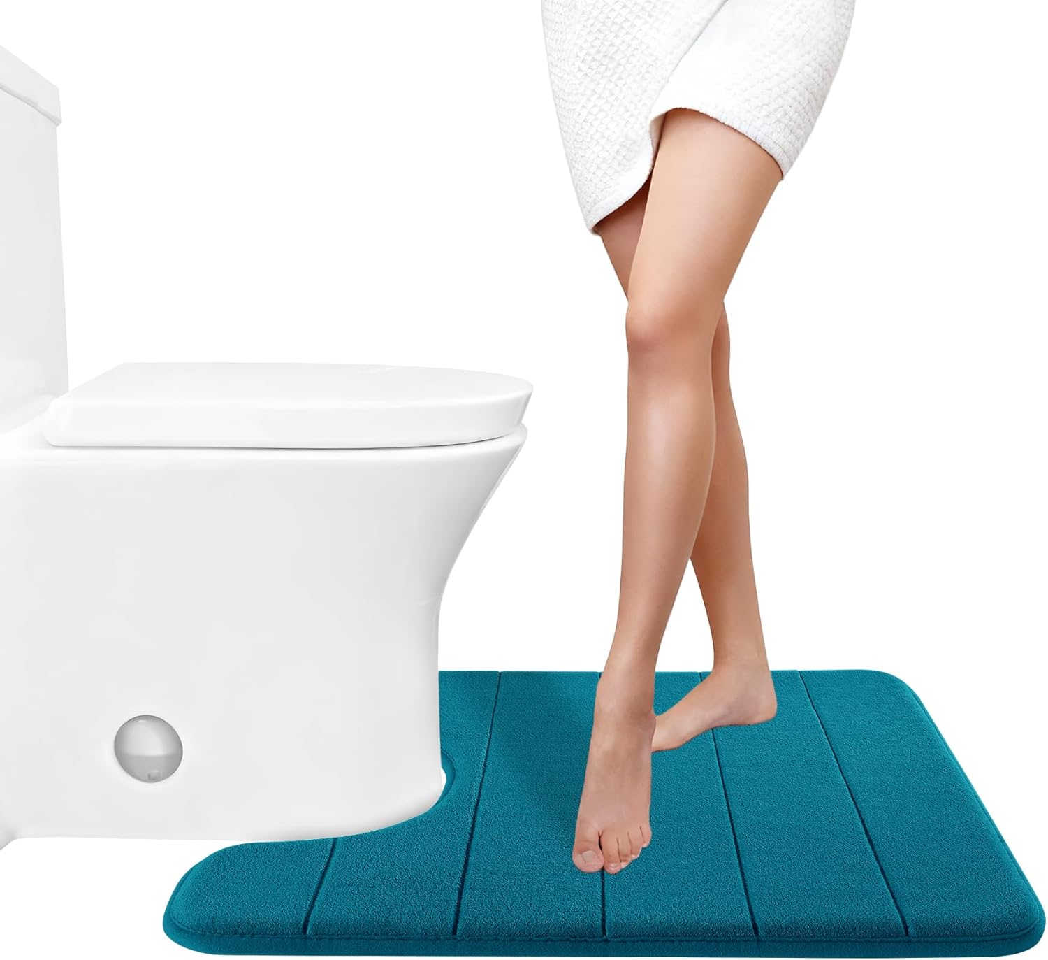 Grey Memory Foam Bath Mat