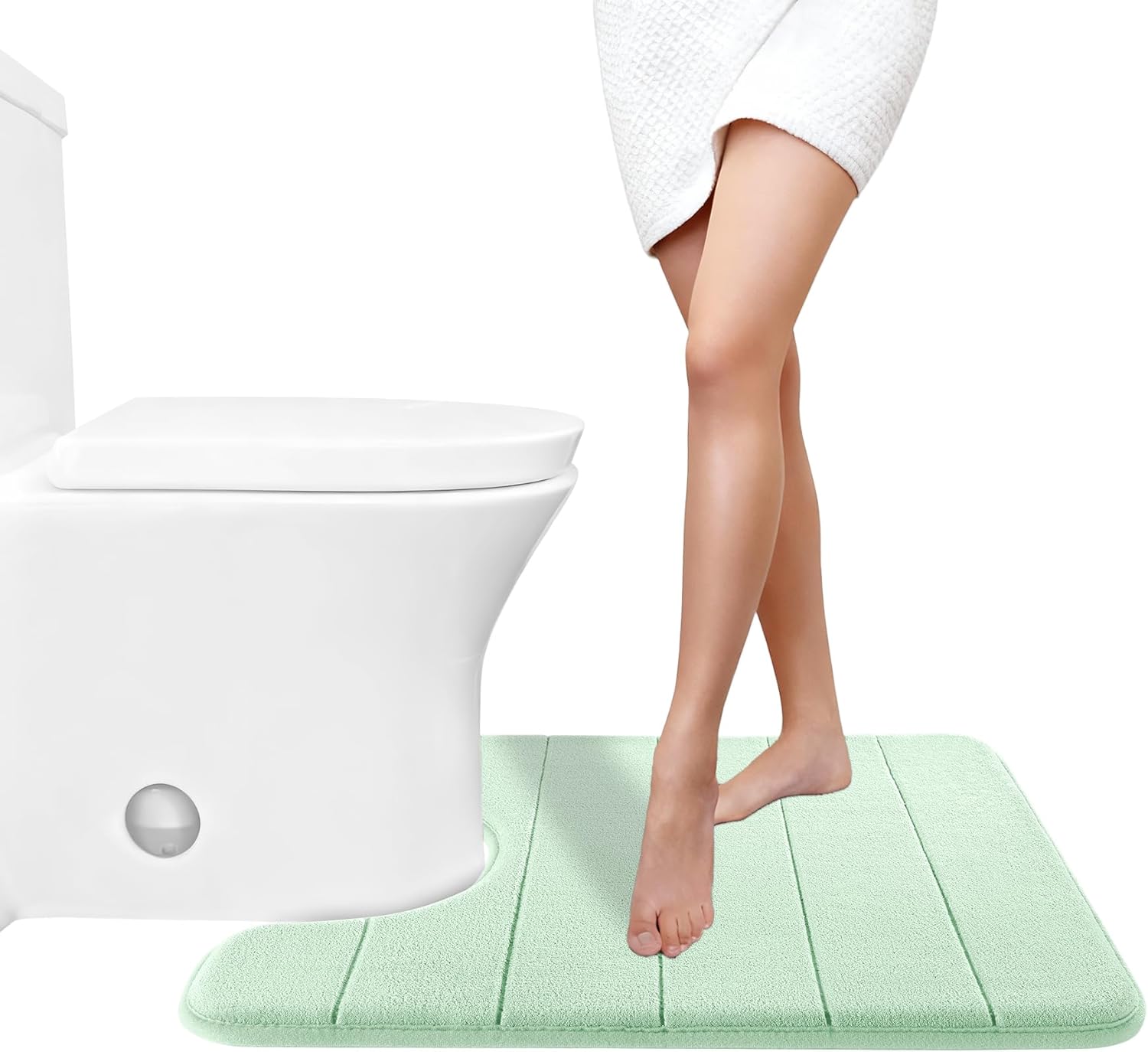 Grey Memory Foam Bath Mat