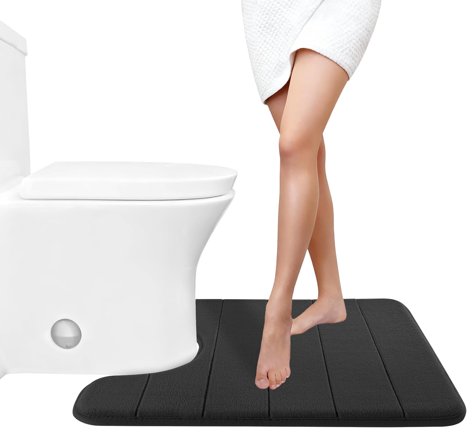 Grey Memory Foam Bath Mat