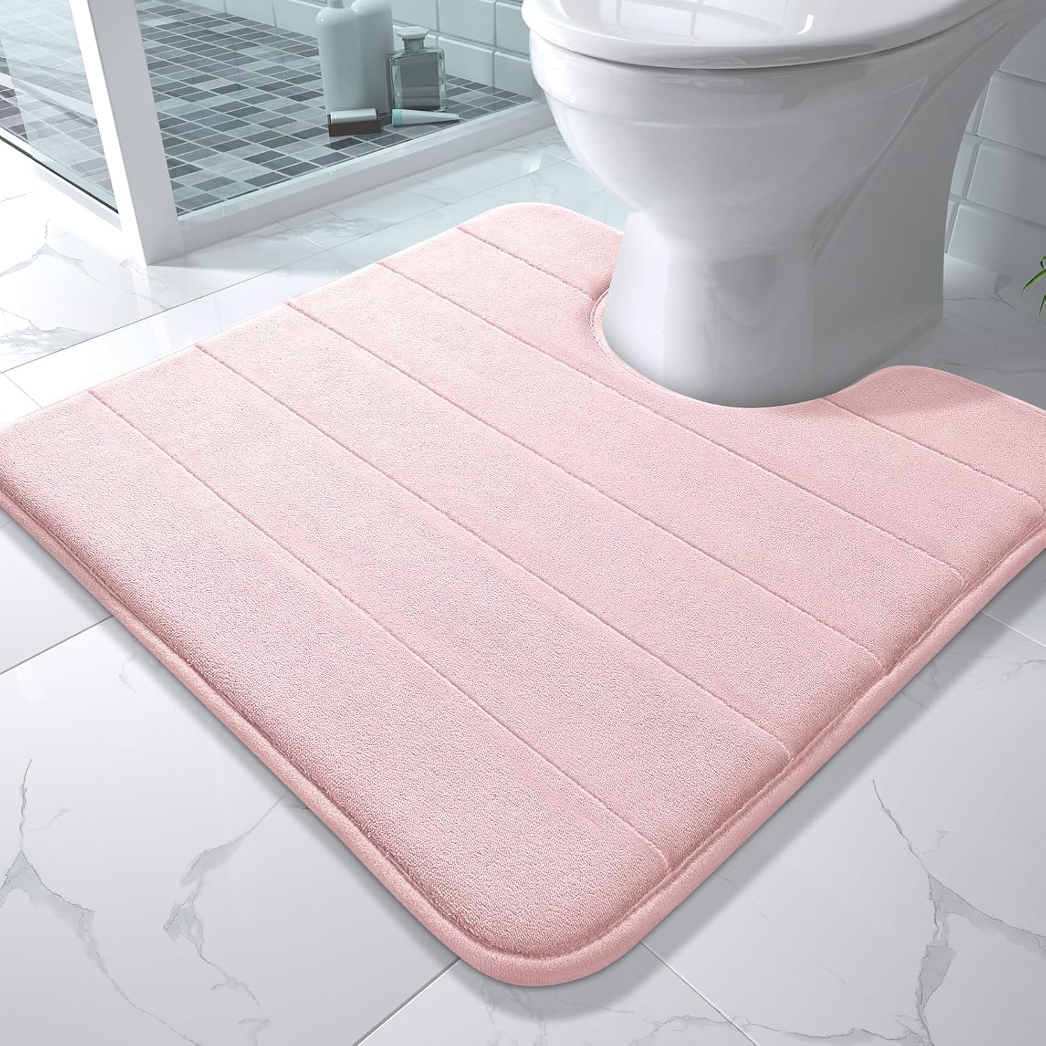 Grey Memory Foam Bath Mat