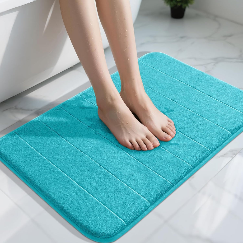 Grey Memory Foam Bath Mat
