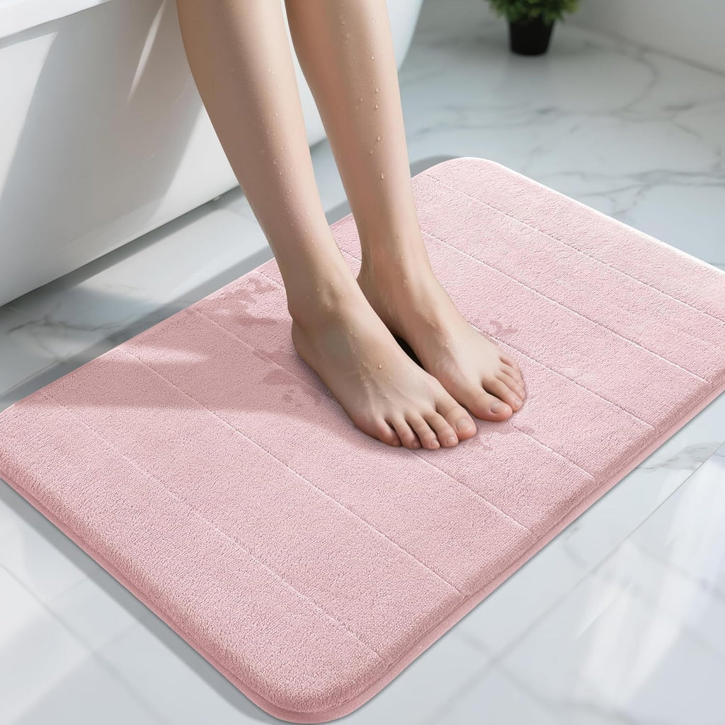 Grey Memory Foam Bath Mat