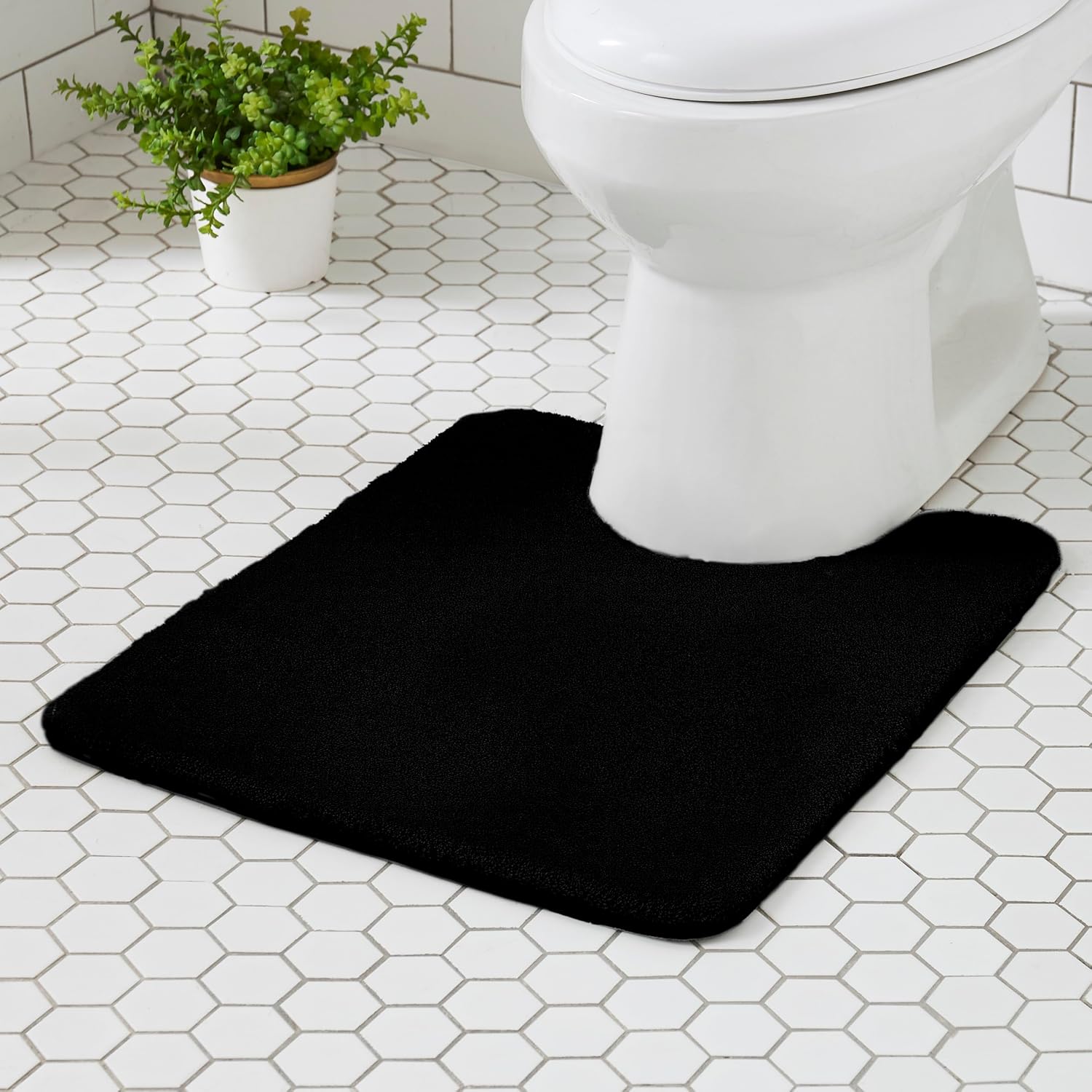 Light Gray Memory Foam Bath Mat