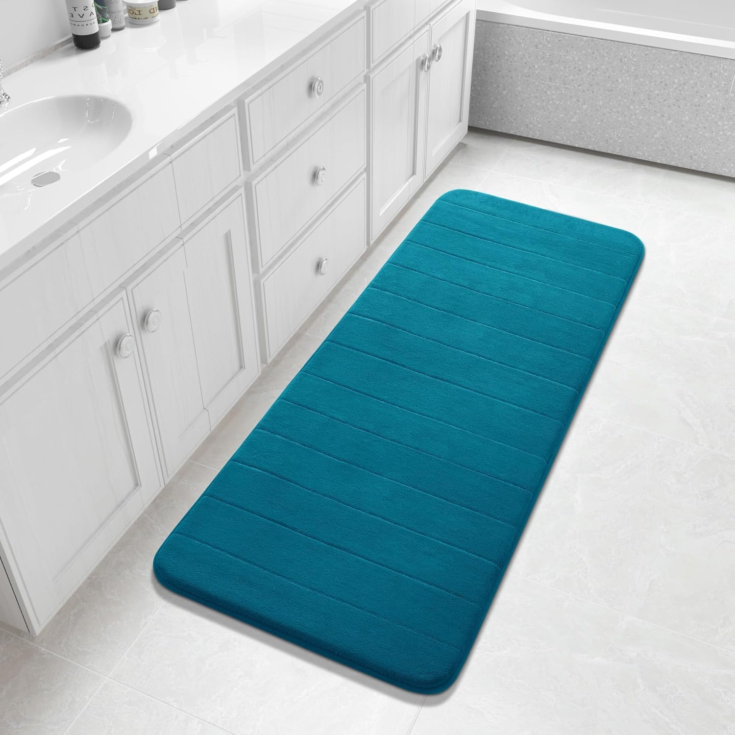 Grey Memory Foam Bath Mat