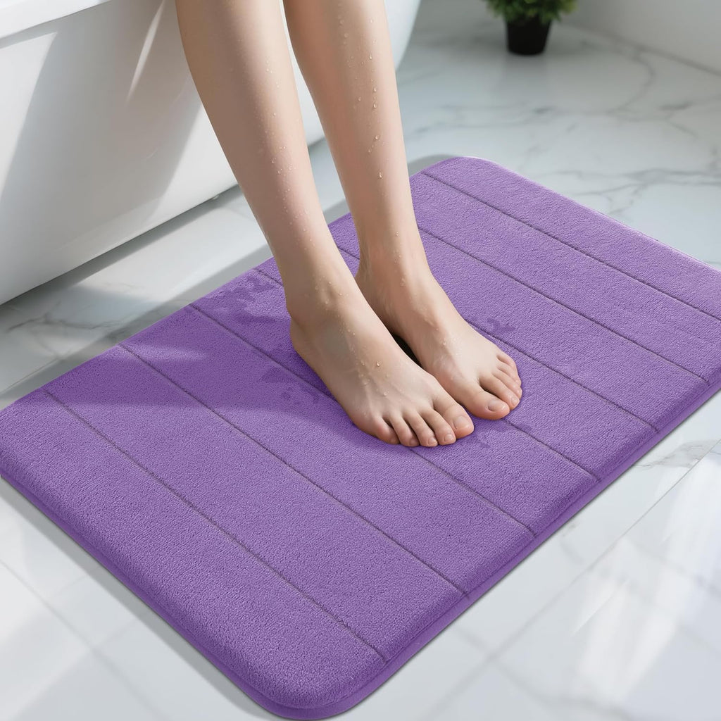 Grey Memory Foam Bath Mat