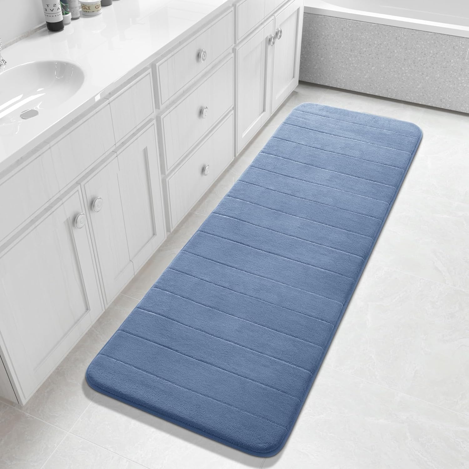 Grey Memory Foam Bath Mat