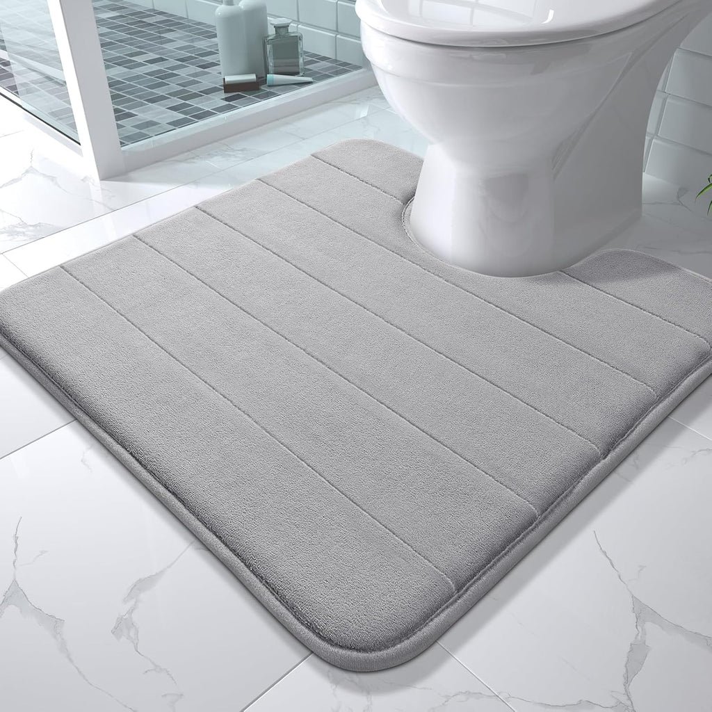 Grey Memory Foam Bath Mat