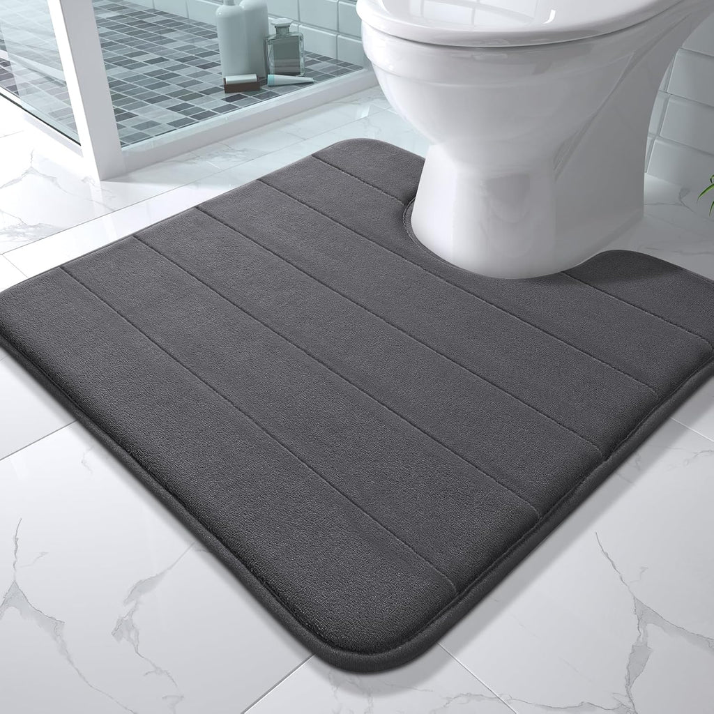 Grey Memory Foam Bath Mat