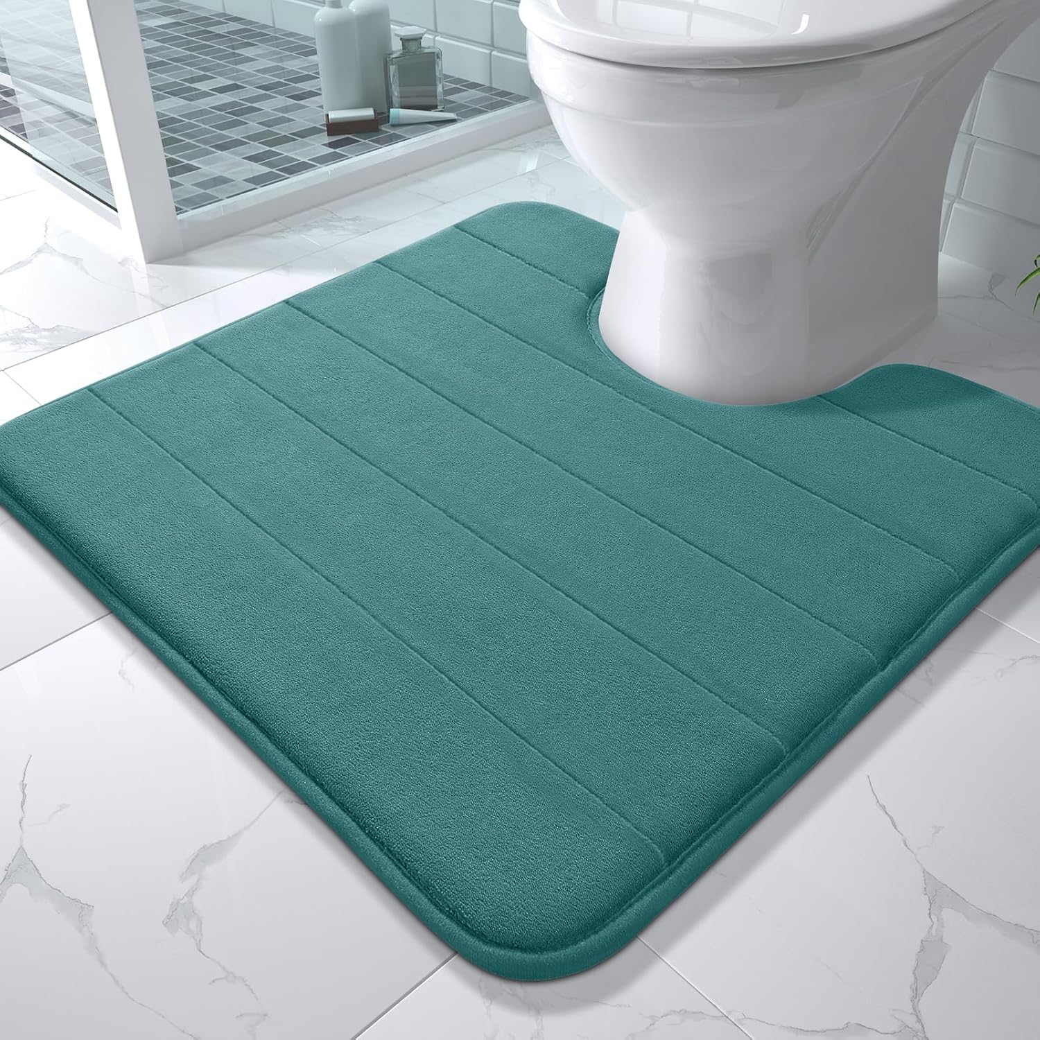 Grey Memory Foam Bath Mat