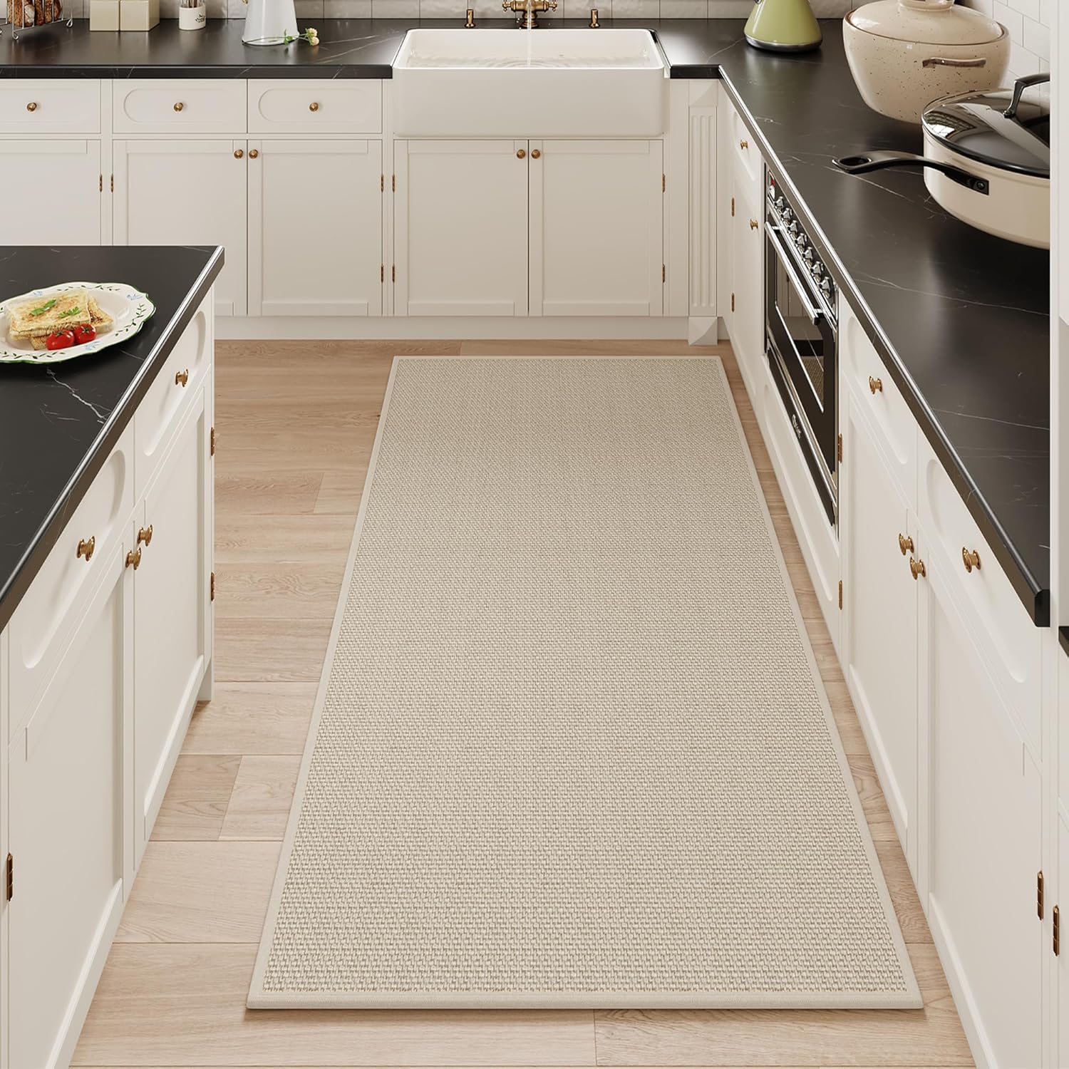 Light Grey Thin Non-Slip Bath Mat