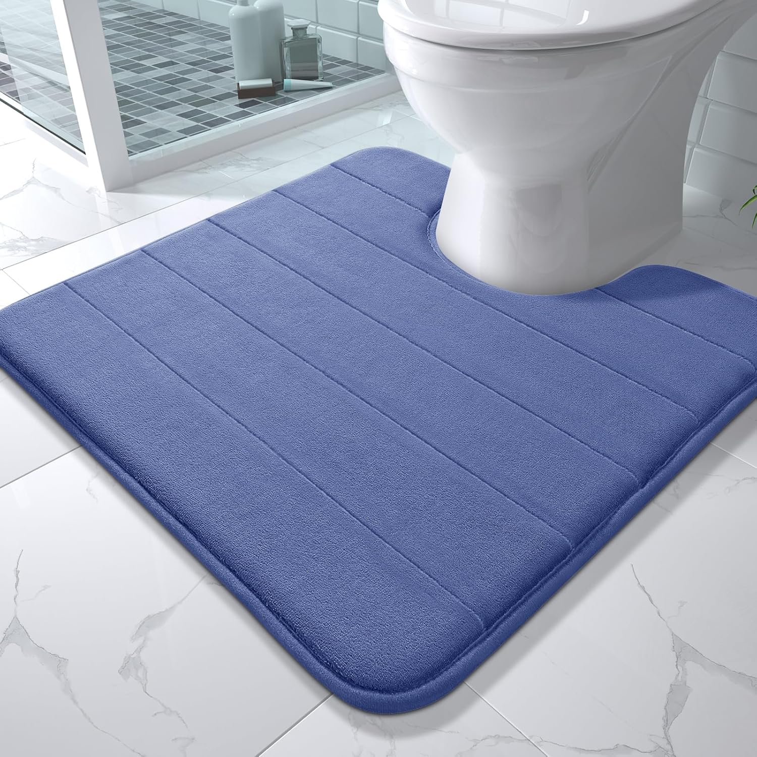 Grey Memory Foam Bath Mat