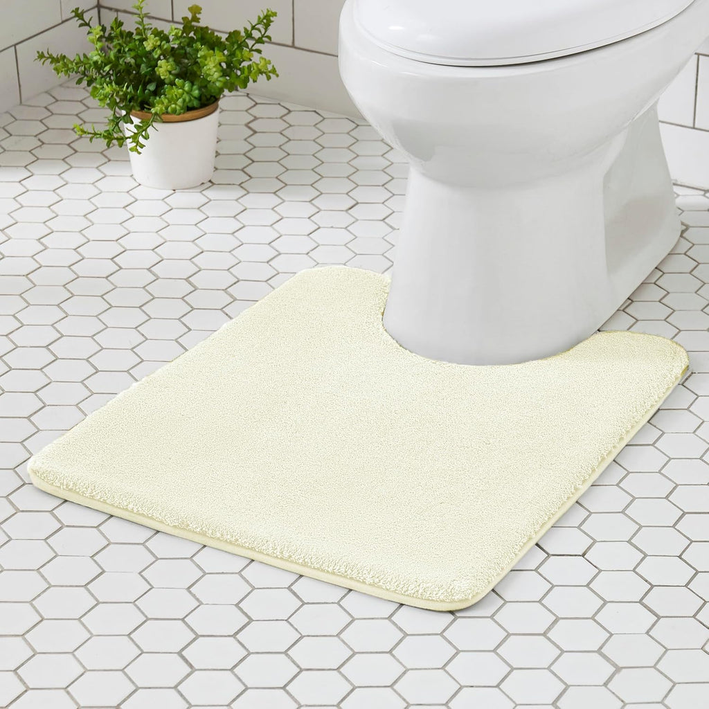 Light Gray Memory Foam Bath Mat