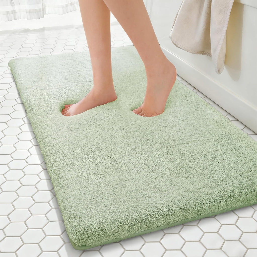 Light Gray Memory Foam Bath Mat