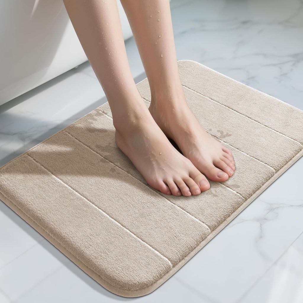 Grey Memory Foam Bath Mat