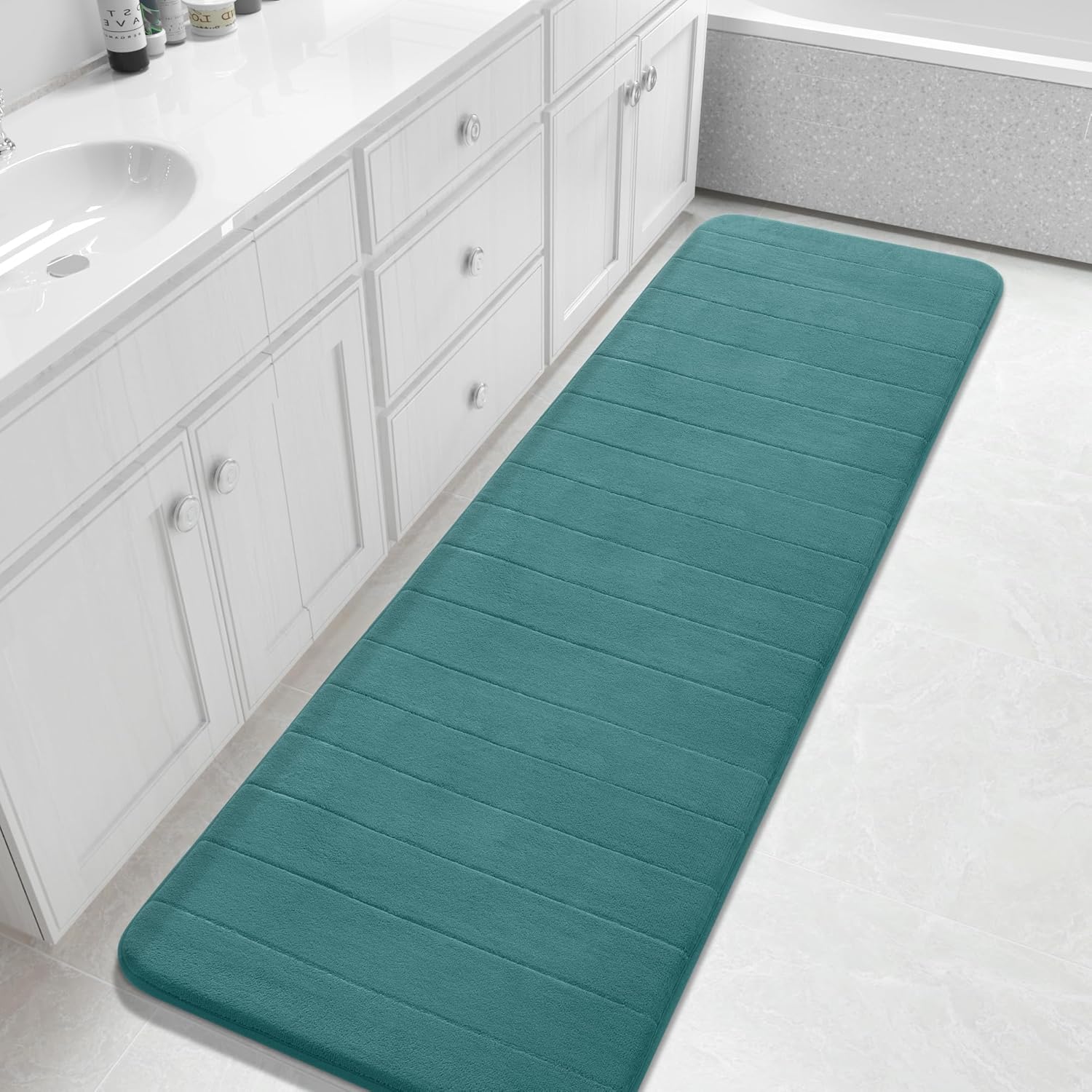 Grey Memory Foam Bath Mat