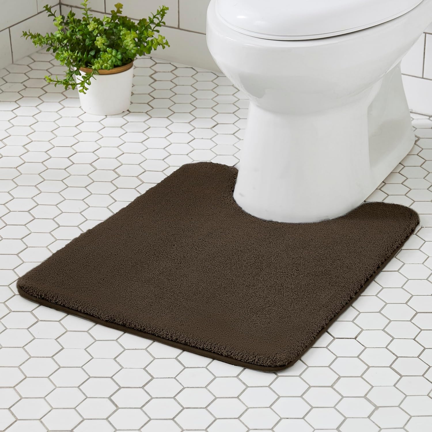 Light Gray Memory Foam Bath Mat