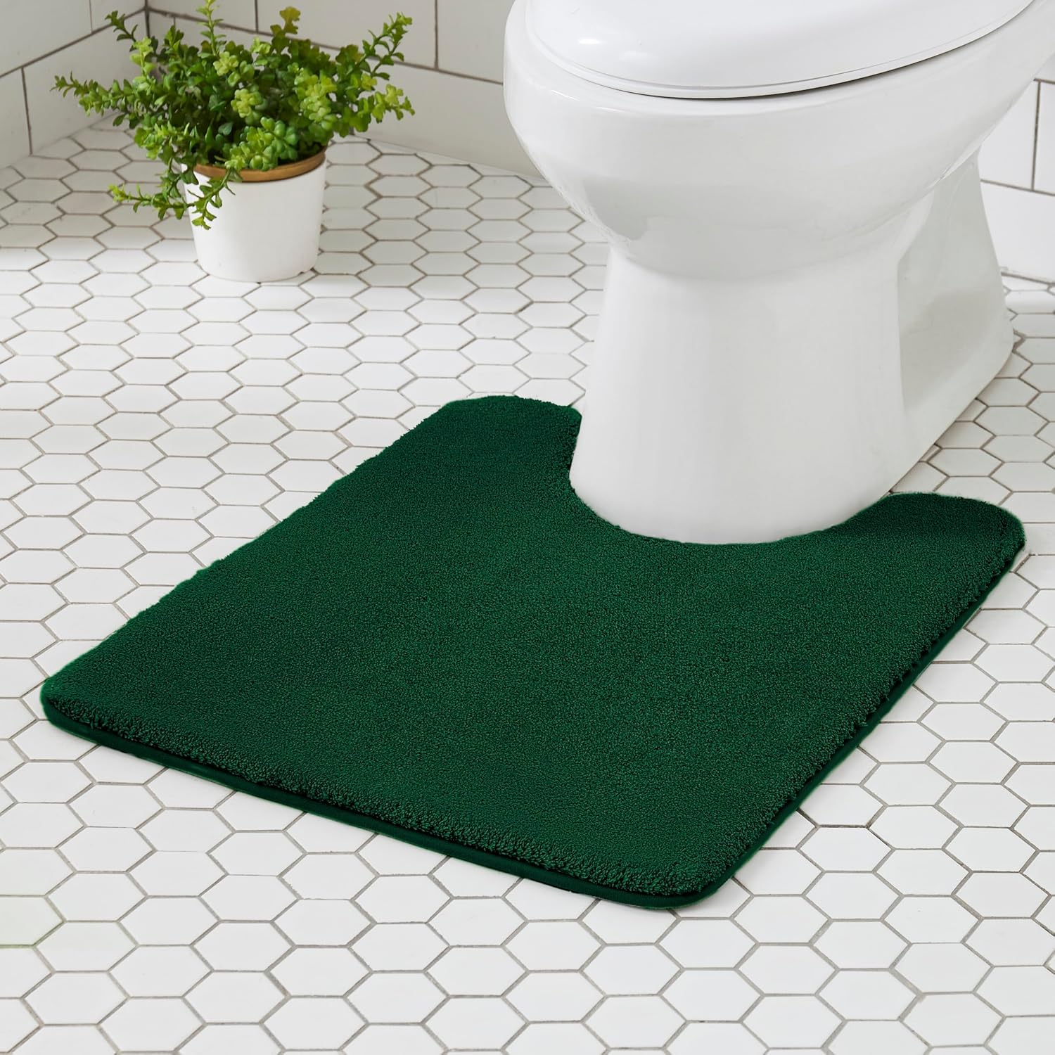 Light Gray Memory Foam Bath Mat