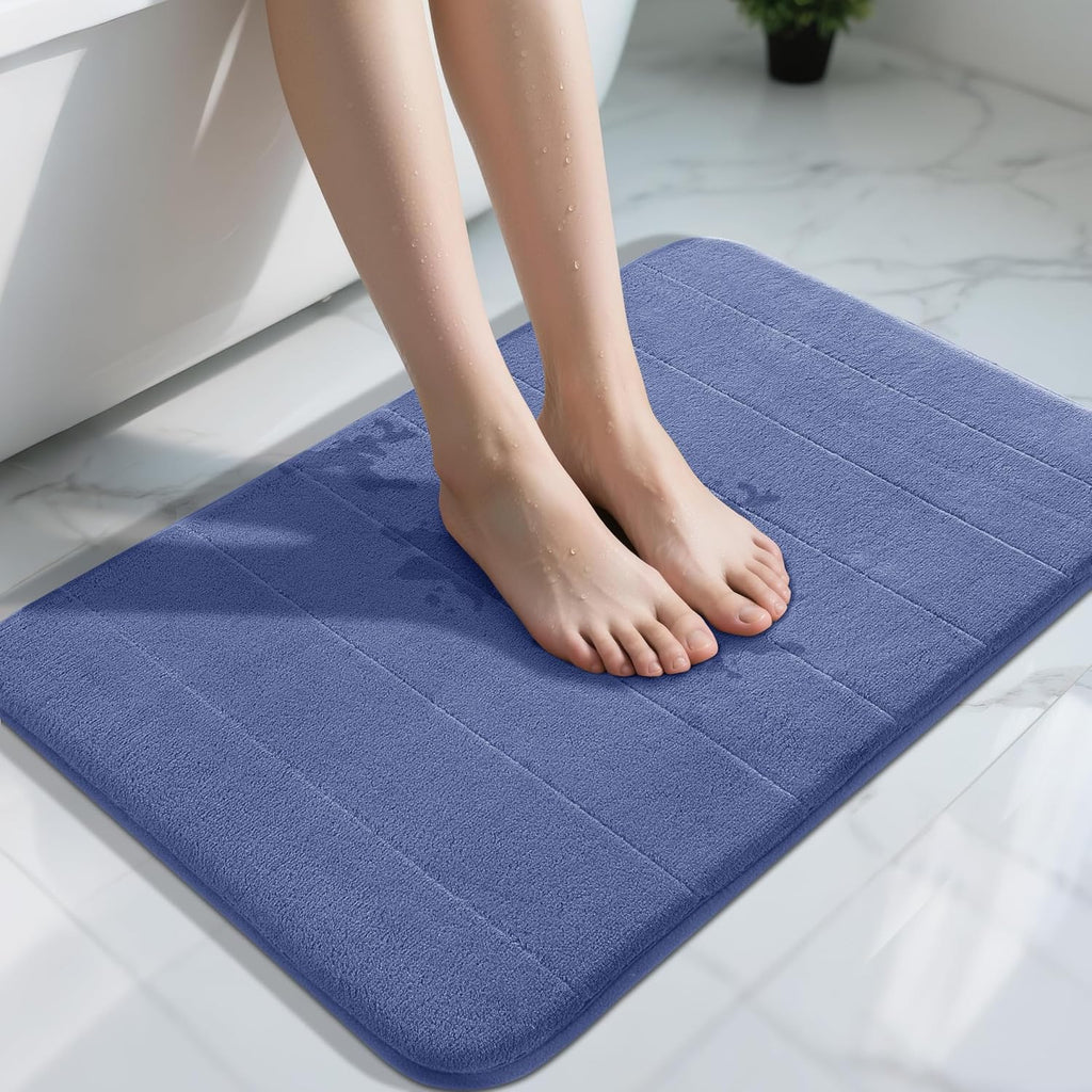 Grey Memory Foam Bath Mat
