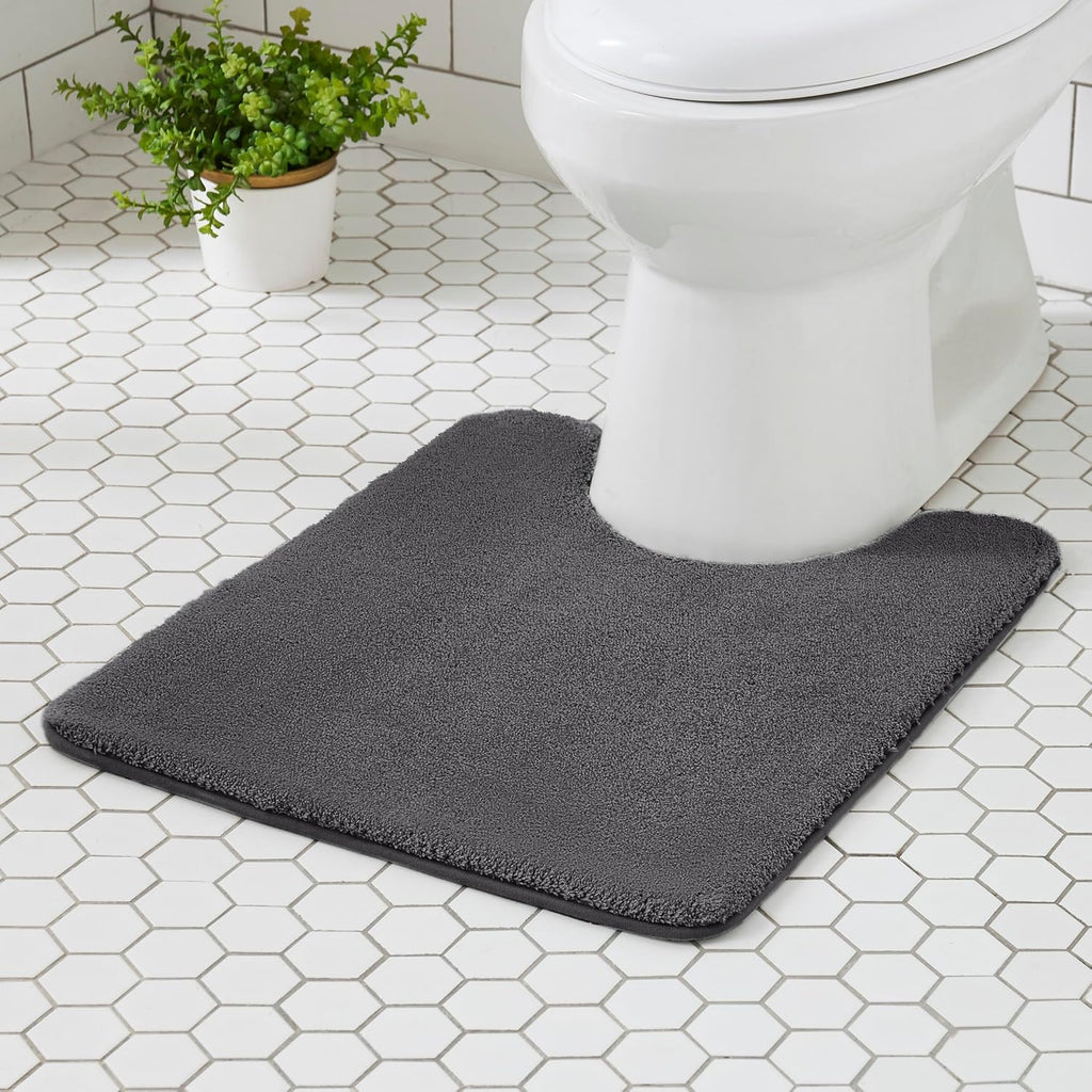Light Gray Memory Foam Bath Mat