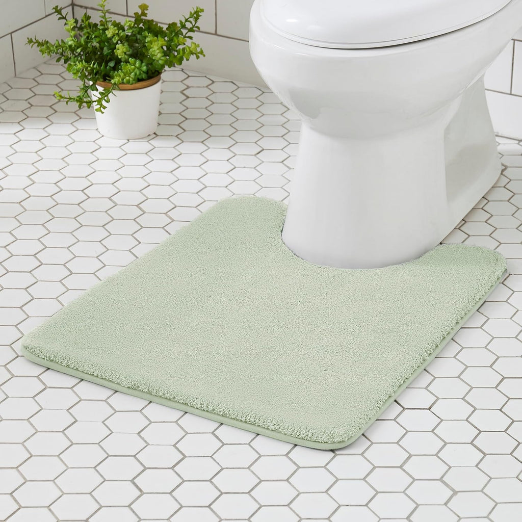Light Gray Memory Foam Bath Mat