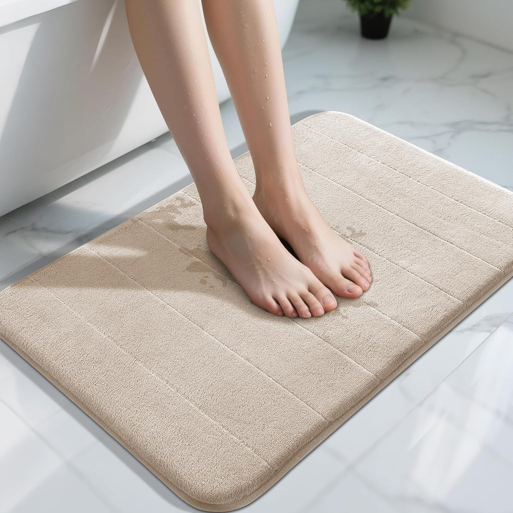 Grey Memory Foam Bath Mat